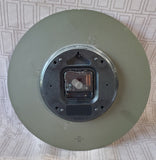 Round Red Rooster Wall Clock WORKS