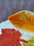 Autumn Leaf Ceramic Cookie Jar