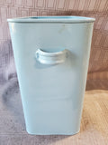 Blue Metal Laundry Powder Container with 2 Scoops