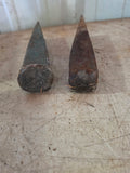 Two Wood Splitting Wedges,  9"