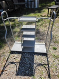 2-Bag Golf Organizer Rack w/Shelving