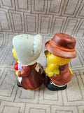 Vintage Thanksgiving Pilgrim Salt and Pepper Shakers