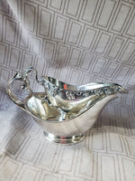 (B) Pair of Silverplate Gravy Boats