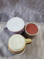 Lot of 3 Pottery Mugs