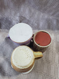 Lot of 3 Pottery Mugs