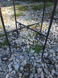 Black Metal Folding Plant Stand