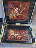 Set of 3 Himark Asian Inspired Lacquerware Nesting Trays