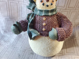 Resin Snowman Figurine