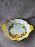 Temp-Tations Pumpkin Pie Baking Dish