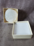 Colonial Williamsburg Foundation "Powder of Violets" Body Powder and Powder Puff Set UNUSED (2 AVAILABLE PRICED INDIVIDUALLY AT $10 EACH)