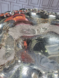 Oblong Silverplate Tray—Monogrammed B