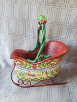 Jim Shore "Sleigh Bells Ring" Figurine with Ornaments