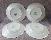 Set of 4 Farberware "Trattoria Blue" Salad Plates