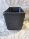 Small Black Glazed Pottery Planter