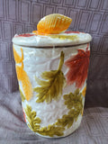 Autumn Leaf Ceramic Cookie Jar
