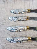 Set of 4 Arthur Court Stainless Steel Bunny Spreaders
