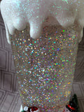 Santa and Snowman Candle Glitter Globe WORKS
