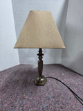 Petite Bronze and Gold Tone Lamp