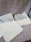 Set of 7 Cream Napkins