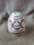Hand Painted Porcelain Egg Box