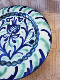 Hand Painted Ceramic Wall Plate