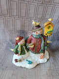 Lang and Wise  Classic Santa Collectibles "Holly Birds" 76220502 Figurine