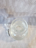 (B) Clear Glass "Claret" Decanter