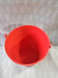 Ikea Red Socker Tin Bucket