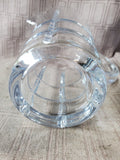 Heavy Clear Glass Pitcher