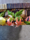 Woven Wicker Raffia Fruit and Vegetable Double Handle Basket