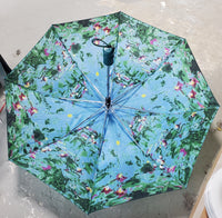 Blue, Green, and Purple Umbrella