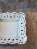 Andrea by Sadek Williamsburg Scalloped Reticulated Trinket Dish