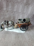 Department 56 Dickens' Village "Horses at the Lampguard" 3 Piece Figurine Set