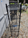 Inter-Metro 5-Tier Black Wire Shelving Unit, Heavyweight