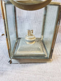 Vintage Brass Oil Wick Lantern
