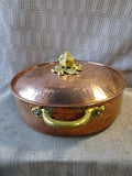 Ruffoni Hammered Copper And Brass Pot