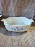 Lot of 3 Corning Ware "Blue Cornflower" Dishes