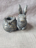 Resin Rabbit Tapered Candle Holder
