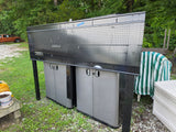 8' Craftsman Metal Framed Work Bench W/Detachable Back Pegboard **Read Description ***HEAVY ITEM***READ DETAILS ON PICK UP POLICY***