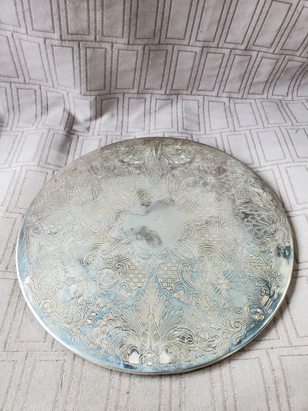 Silverplated Round Trivet