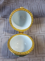 Egg Shaped Trinket Box