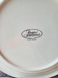 Set of 4 Certified International Snowman Dinner Plates