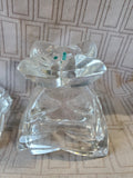 Pair of Lenox Ovations Crystal Tapered Candlestick Holders