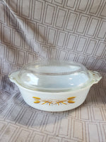 Vintage Fire King Oval Casserole Dish