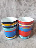 Pair of Lenox DKNY Mult-Colored Mugs (B)