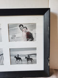 Black Wooden Photo Collage Frame
