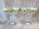 Pair of Clear Glass Margaritaville Margarita Glasses