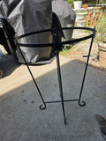 Oval Metal Planter Stand