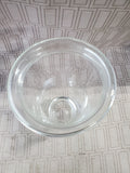 (A) Clear Glass Vase with Rim