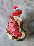Midwest Importers Santa with Deer Figurine